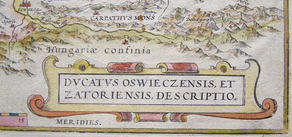 Mapa Orteliusa 1573 rok. Mapa Orteliusa 1573 rok.