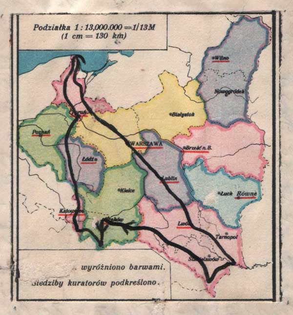 Niezwykła podróż sprzed 77 lat.